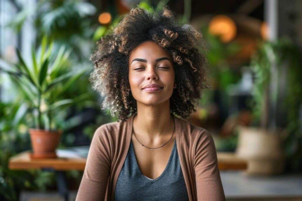 Smiling woman