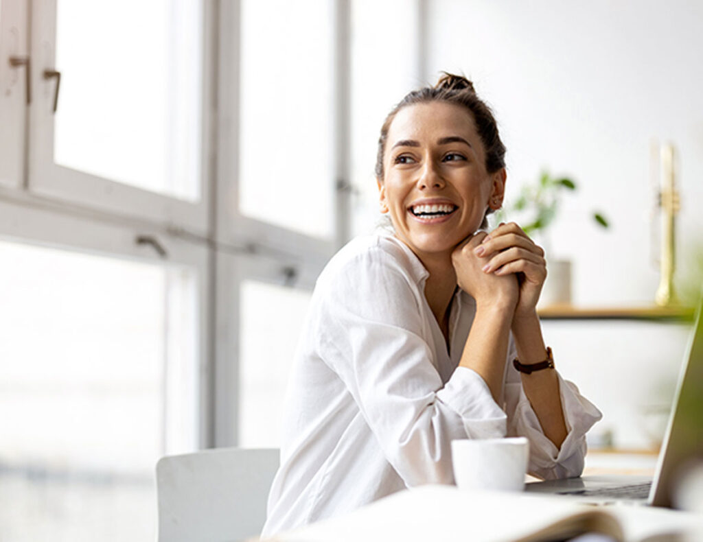 Smiling woman